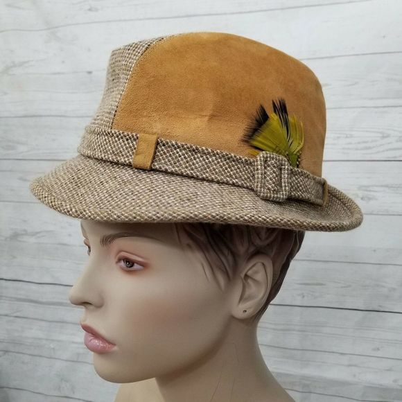 Vintage‎ DOBBS 7 1/8 Pace Setter Fedora Hat - Picture 1 of 8